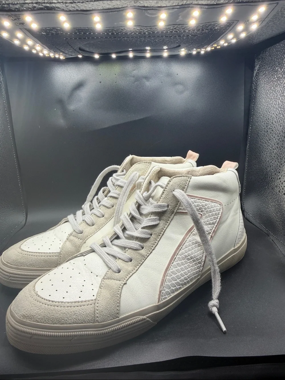 Shu Shop High Top Samantha Shoes Sandy Bonr Snake